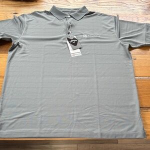 Callaway Grayish Polo Shirt for Men TD Ameritrade - Size Large
